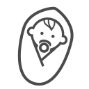 赤ちゃんのアイコン